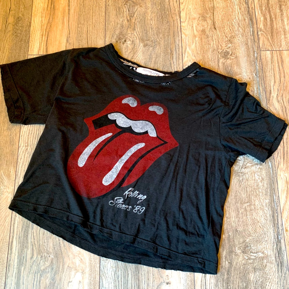 Rolling Stones crop shirt